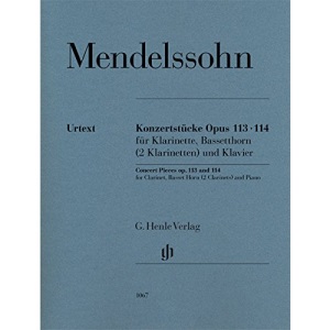 Mendelssohn Concert Pieces Opus 113 And 114