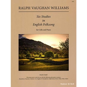 STAINER AND BELL VAUGHAN WILLIAMS RALPH - SIX STUDIES IN ENGLISH FOLK SONG - PIANO ACCOMPANIMENT Classical sheets Piano