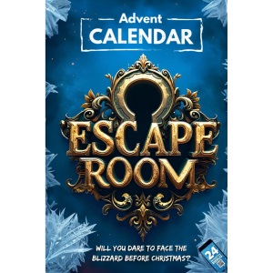 Escape Room Advent Calendar 2.0 for Adults: Experience a Captivating Adventure with 24 Games, Puzzles, and Riddles to Solve Before Christmas (Book + App)