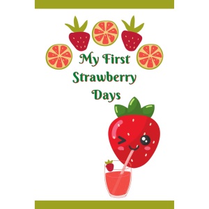 My First Strawberry Days: Funny and Discreet Period Tracker For Young Girls, Teens, Women | Period & Menstrual Cycle Log Book